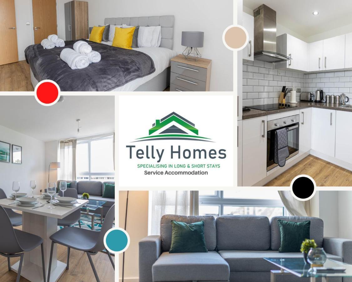 5 Percent Off Weekly And 20 Percent Off Monthly Bookings - Marigold Unit At Telly Homes Limited Birmingham City Centre -2 Bedroom Apartment, Free Wifi Экстерьер фото